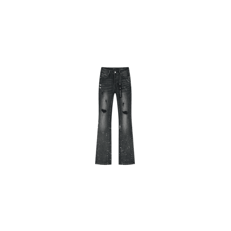 Purple Flared Jeans 