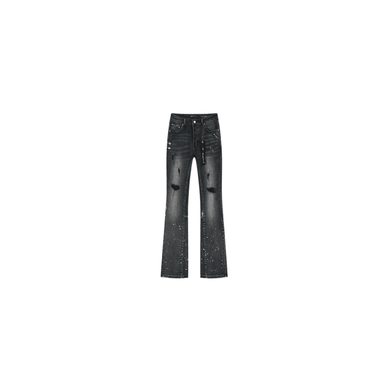 Purple Flared Jeans 